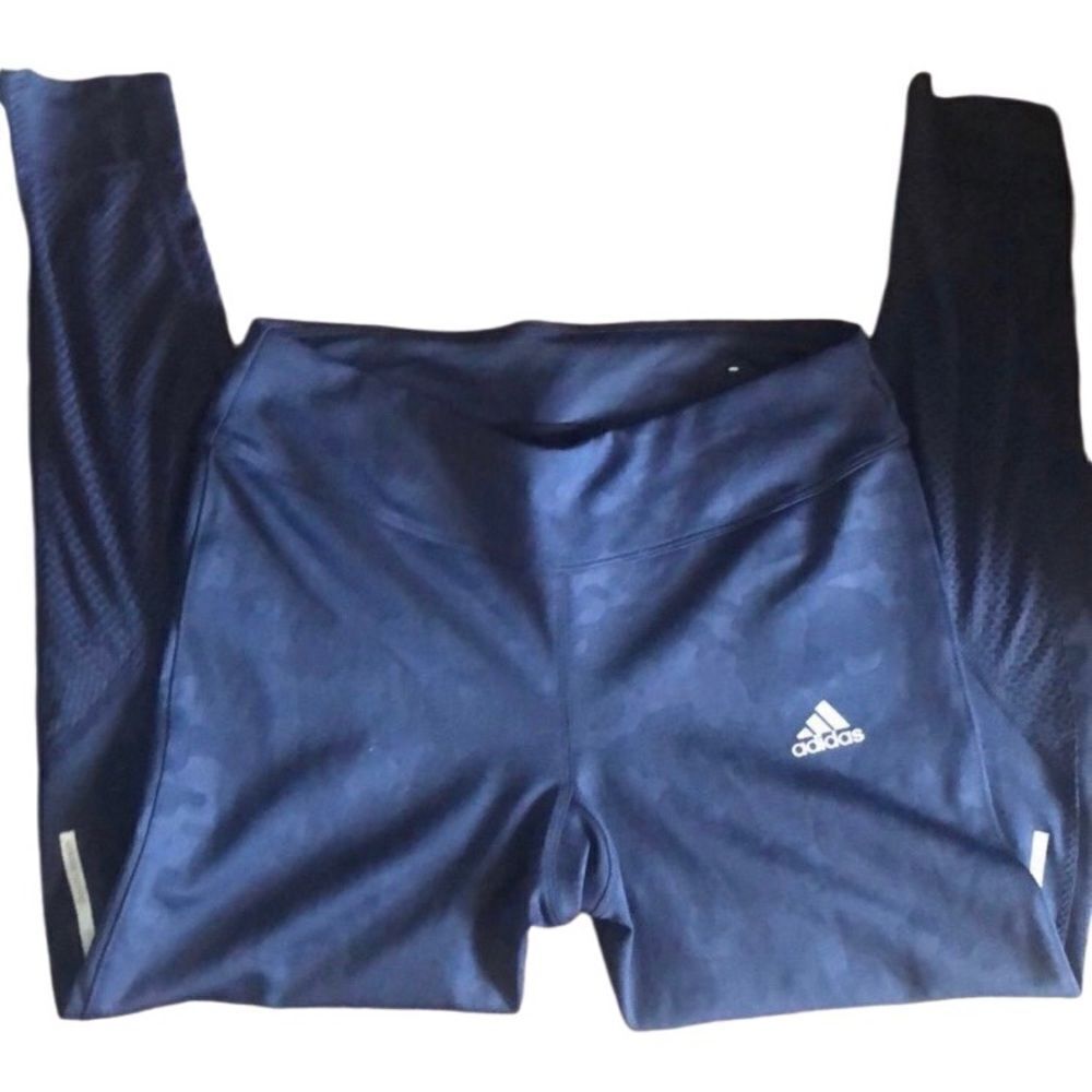 Adidas running climacool navy leggings size Small